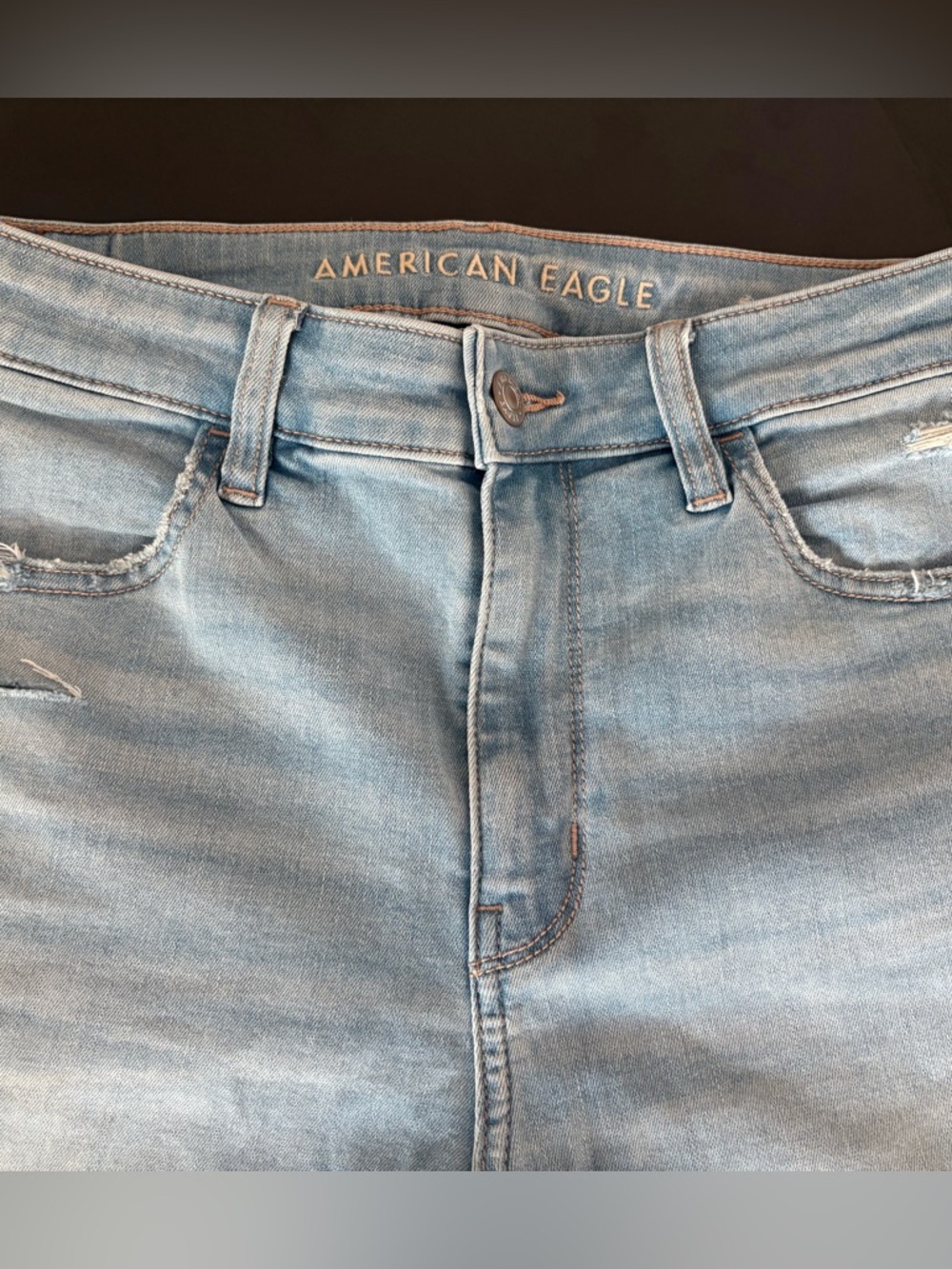 American Eagle Outfitters Light Blue Women's Jeggings - Picture 4 of 10